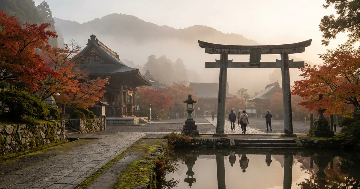 日本の観光地風景